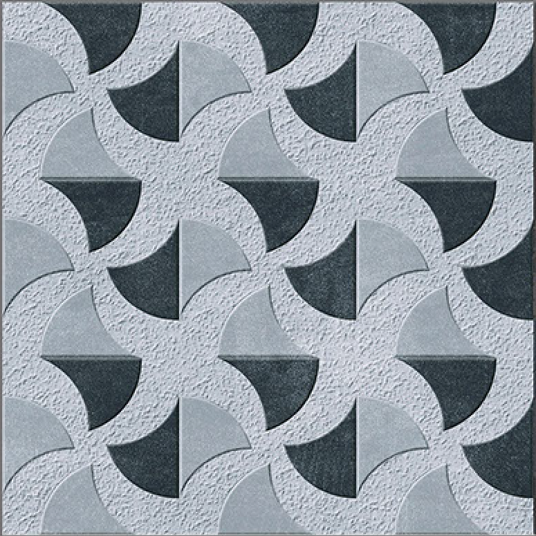 12x12 Inch Anti-Slip Parking Tiles - 10001 | Heavy Duty Ceramic Floor Tile | Waterproof & UV Resistant | 9mm Thick Outdoor Tile